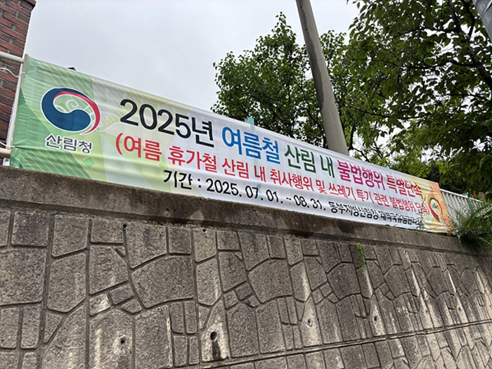 태백국유림 여름 산림 불법행위단속.jpg