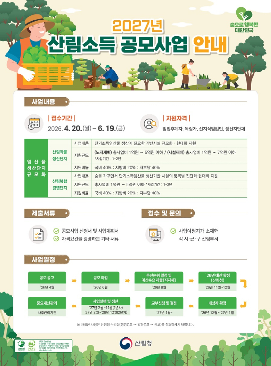 사진1.2027년 산림소득 공모사업 안내 포스터.jpg