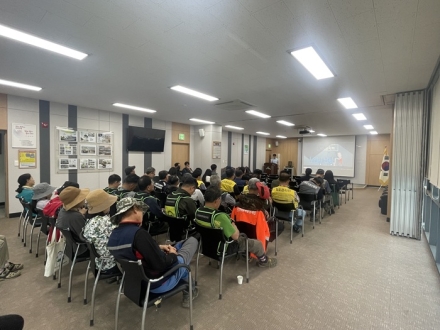 민북지역국유림관리소, 상반기 정기 안전보건교육 및 안전보건캠페인 진행