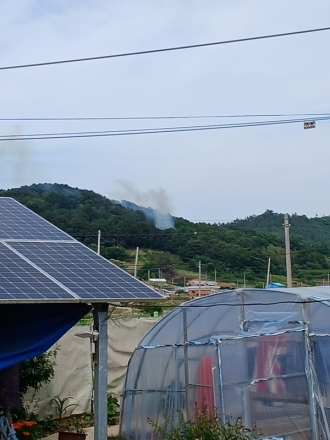 산림당국 전남 나주시 산불발생.. 진화 완료