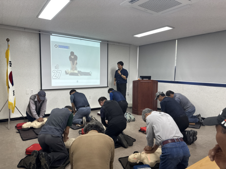 충주국유림관리소, 심폐소생술 등 응급처치 교육 실시