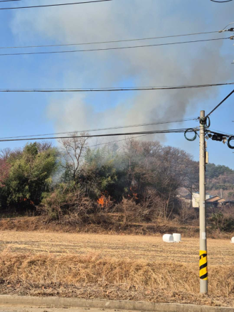 동부지방산림청, 양양 산불 1시간 8분 만에 진화 완료... 돌풍 속 초기대응 성공