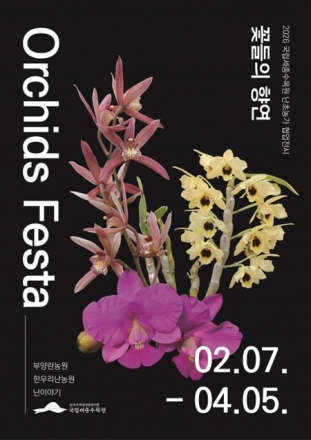 국립세종수목원, '난초 축제(Orchids Festa) : 꽃들의 향연' 개최