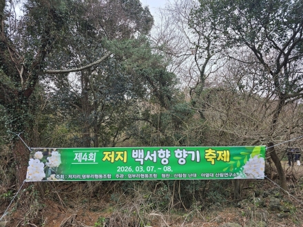 국립산림과학원, ‘저지 백서향 향기축제’ 지원으로 지역상생 실현