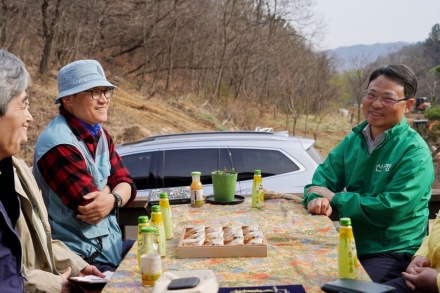 박은식 산림청장, 예천 임가 방문…임업인 경영실태 점검