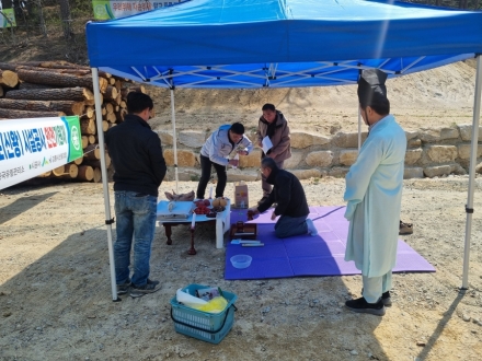 강릉국유림관리소, 산림토목사업 앞두고 안전기원제 개최