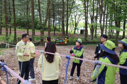 국립산림품종관리센터, 유아숲체험원 안전점검 완료…안전한 숲교육 환경 강화