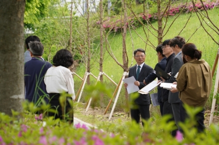 박은식 산림청장, 세종 도시숲 현장 점검…기후대응 기능 강화 강조