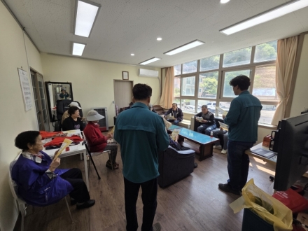 하동군, 산사태 취약지역 주민 대상 대피훈련 실시