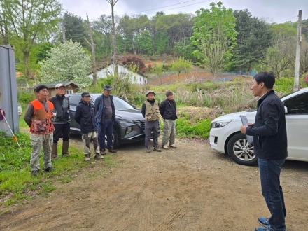 연천군, 산림 근로자 대상 맞춤형 안전교육 실시