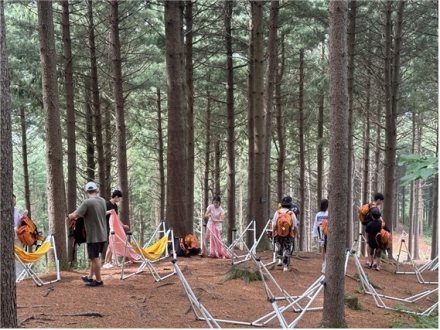 국립횡성숲체원, 강원소방 대상 산림치유 특별 캠프 운영