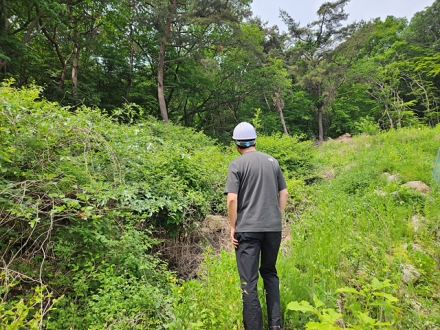 국립수목원, 여름철 기습 폭우 대비 산사태 취약지 긴급 안전점검 실시