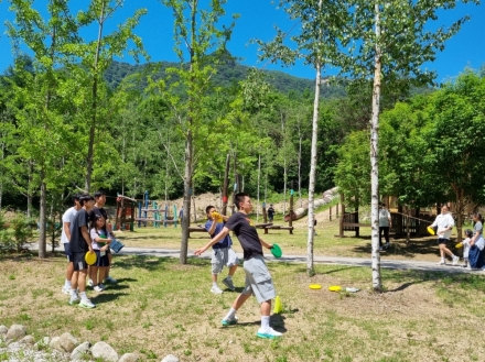국립춘천숲체원, 체육꿈나무 가족 위한 숲 치유·소통 프로그램 운영