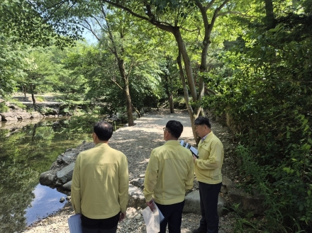 산림청, 산림계곡 불법시설 집중 정비…완주군 현장 점검 실시