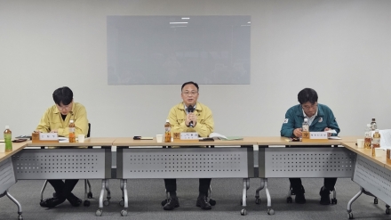 산림청, 동해안-신가평 송전선로 공사현장 산사태 대응 점검