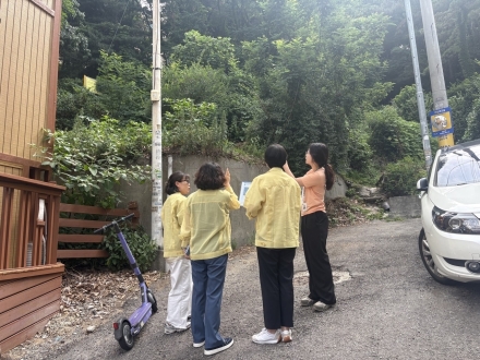 수원특례시, 산사태취약지역 현장 점검…여름철 자연재난 대응 강화
