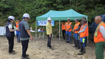 동부지방산림청, 여름철 풀베기 현장 안전점검 실시