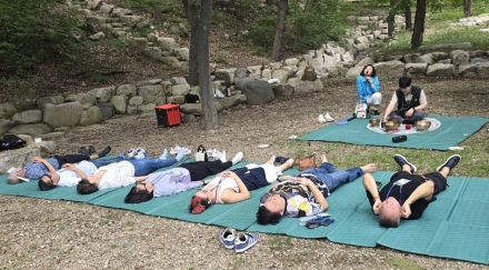 국립대운산치유의숲, 싱가포르 여행업계 대상 산림치유 팸투어 운영