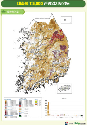 과학적인 산림토양지도로 기후변화·산림재해 대비한다.