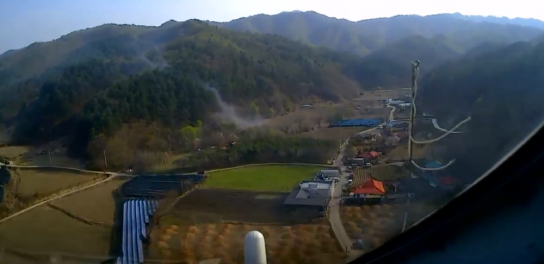 <1보>강원 홍천군 산불발생 .. 산림당국 진화중