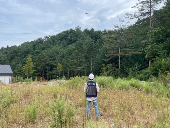 국유림 내 임산물 채취는 불법입니다!