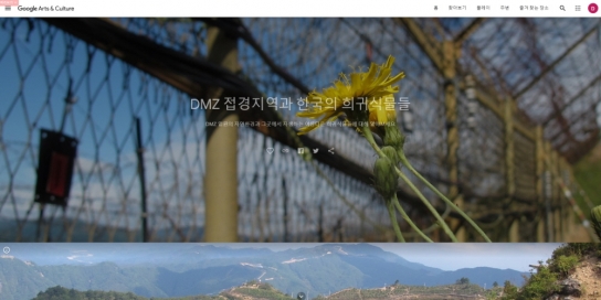 국립수목원, 구글 아트 앤 컬처와 함께 ‘DMZ자생식물원’ 온라인 전시 선보여