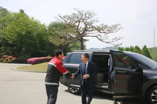 남성현 산림청장, 국립산림품종센터 방문