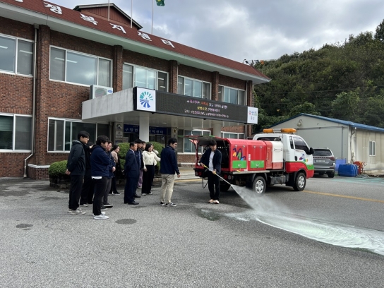 구항면, 산불조심기간 대비 산불진화장비 교육 실시