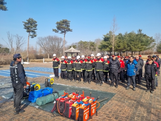여주시, 산불방지 전문교육훈련 실시