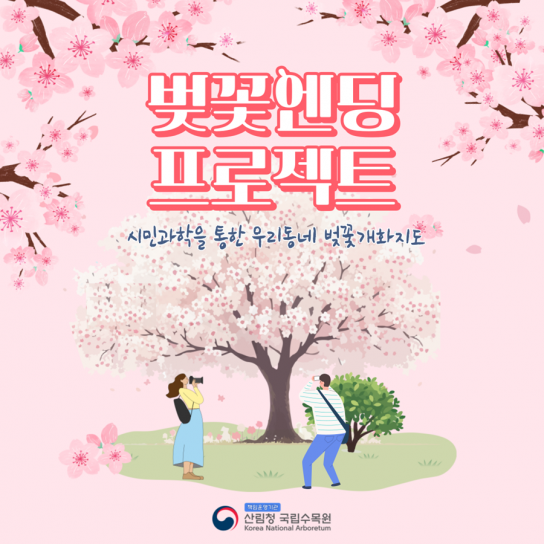 함께 만드는 우리동네 벚나무 개화 지도