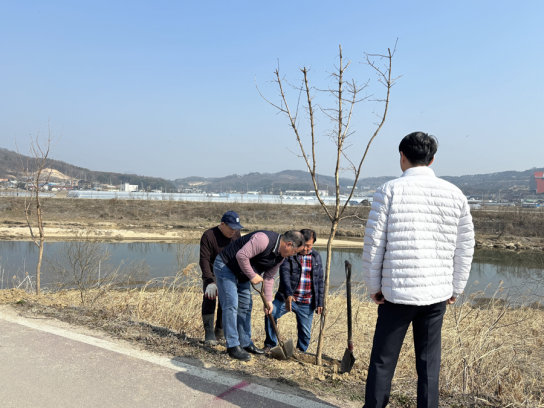 이천시 호법의숲 추진위원회, 복하천 일원 단풍나무 200그루 식재