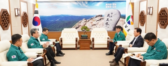 [산림청 사진뉴스] 임상섭 산림청장, 경상남도 찾아 대형산불 복구 방안 논의 및 피해 현황 파악